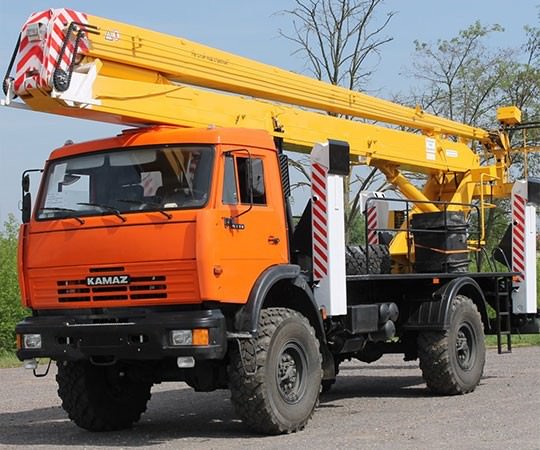 Аренда автовышки в Магнитогорске и  Челябинской области